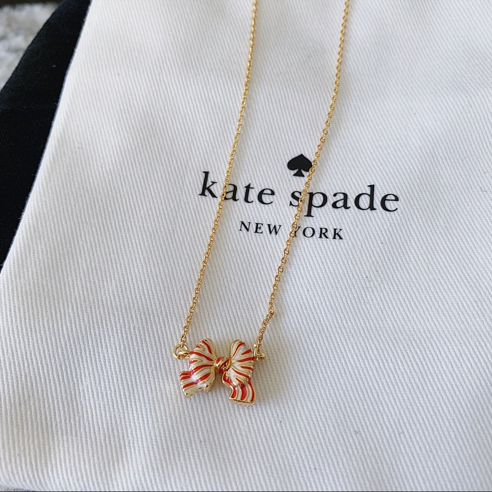 Kate spade bow tie necklace